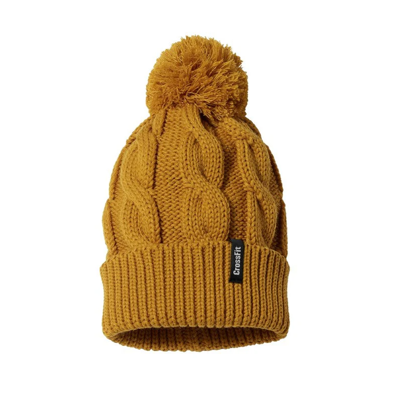 CF Chunky Knit Pom Beanie - Image 3