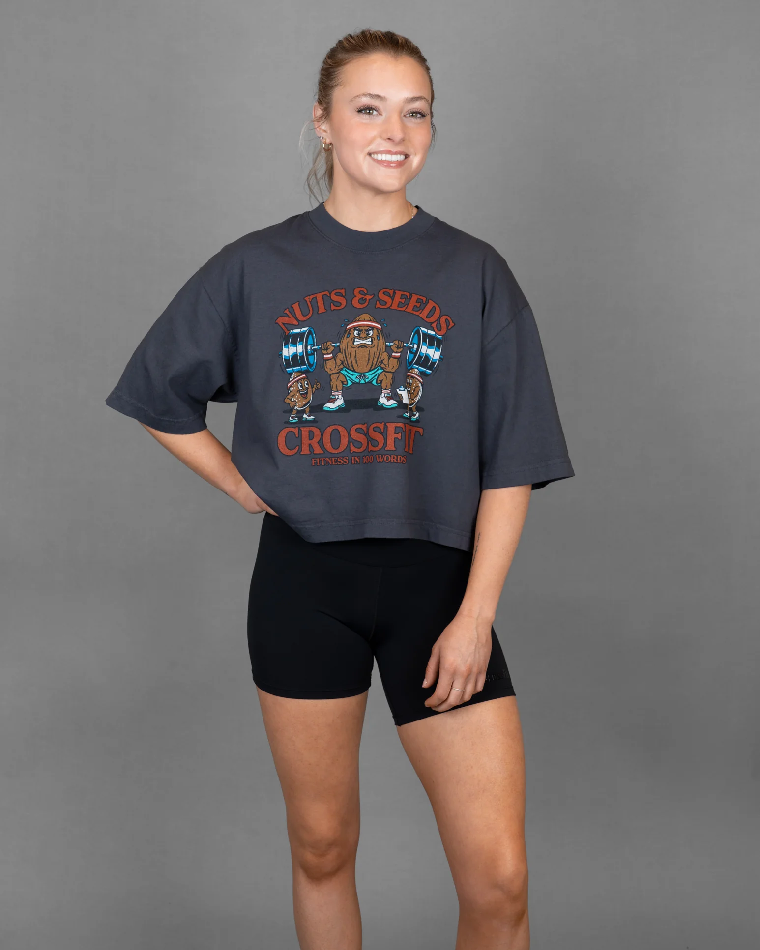 CrossFit Nuts & Seeds Crop Tee - Image 9
