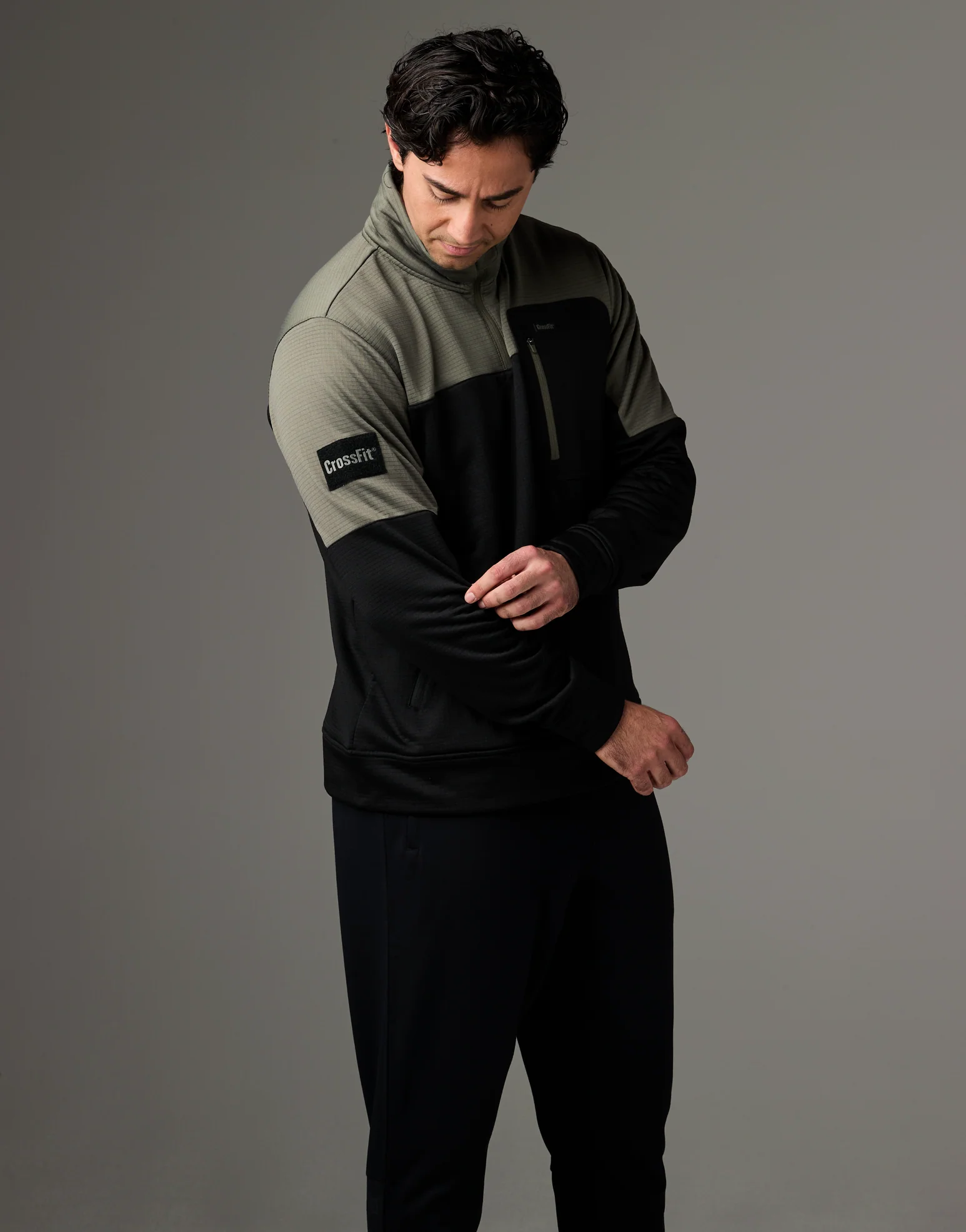 Men's FlexGrid Waffle Fleece Pullover - Image 6