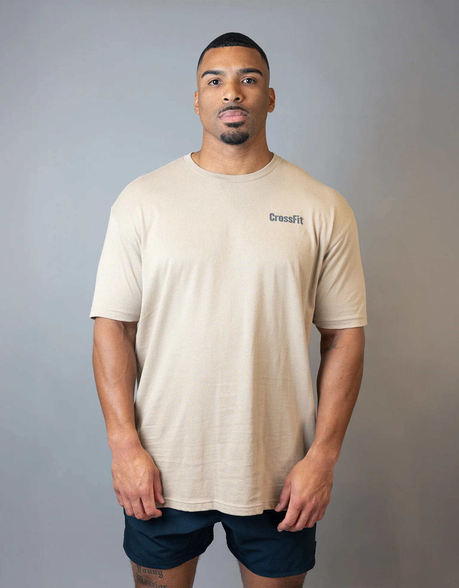 Men's Forging Elite Fitness Emblem Cotton Tee - Image 6