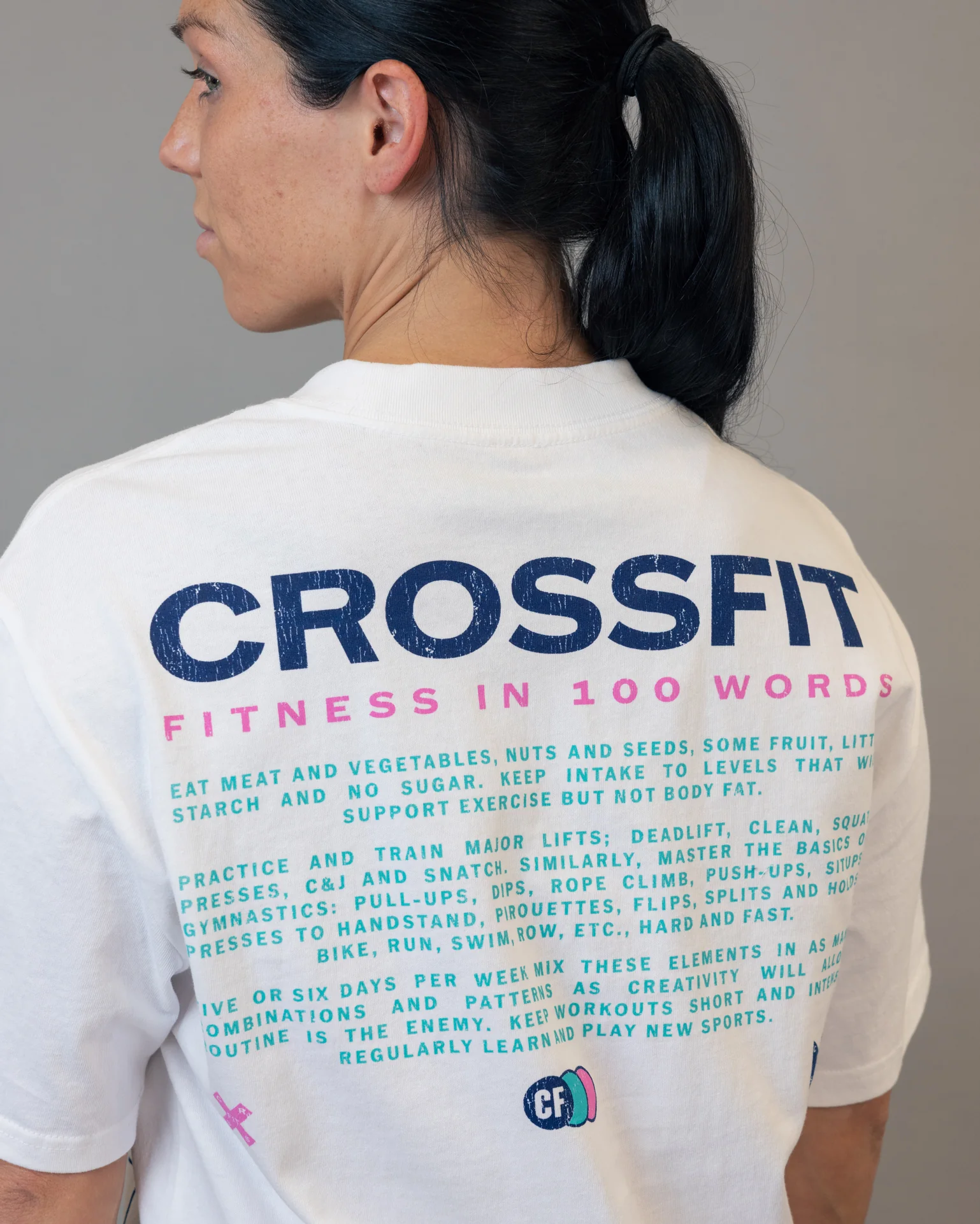 Unisex Retro Grid Heavyweight Faded Tee - Image 3