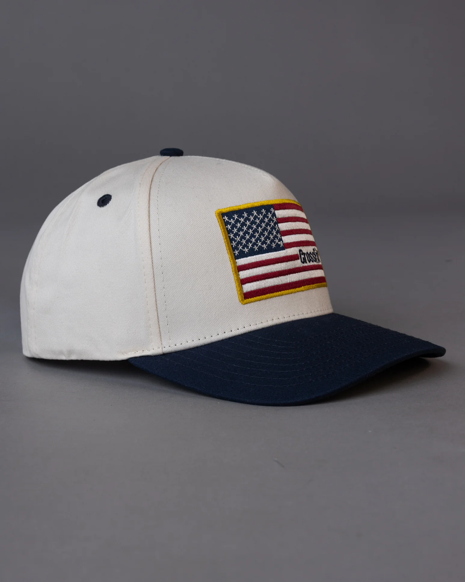 USA Flag Cotton Snapback - Image 2
