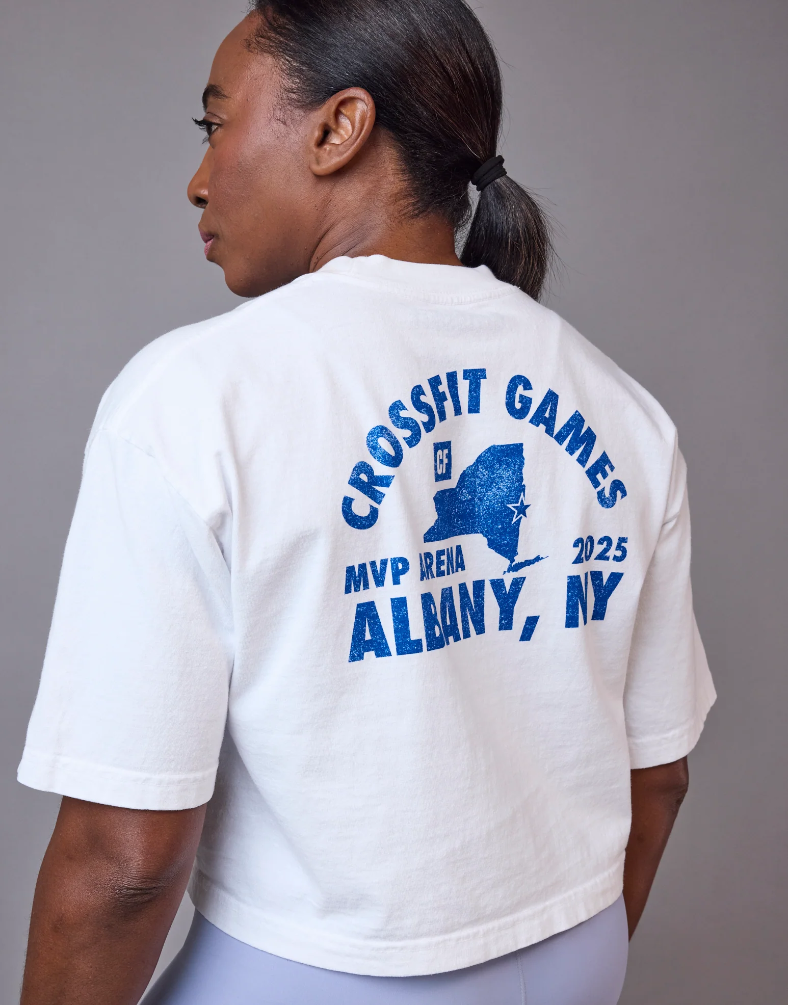 Women's Games '25 Albany Garment Dye Crop Tee - Image 3