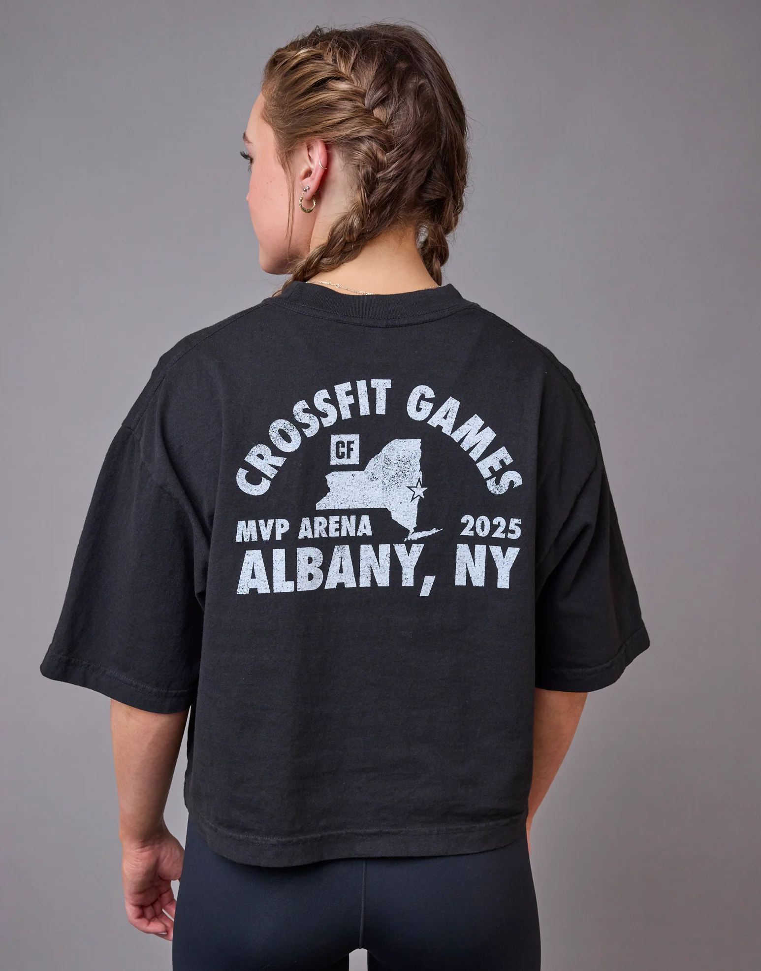 Women's Games '25 Albany Garment Dye Crop Tee - Image 5